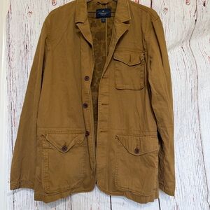 American Eagle Outfitters Tan Military Jacket